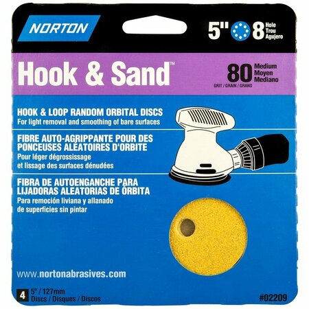 NORTON ABRASIVES - ST. GOBAIN SNDPAPR VACUM DSC 80GRT 7660702209